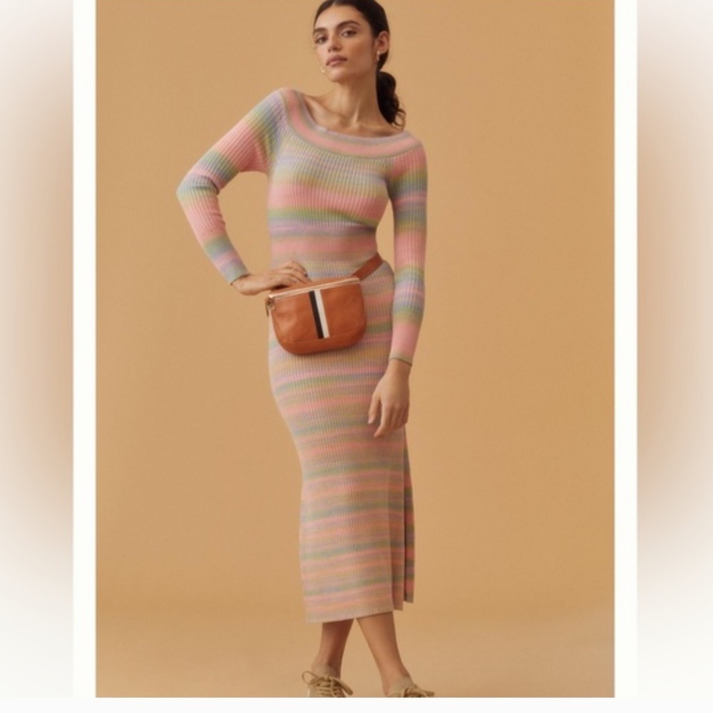 Anthropologie Striped Sweater Dress NWT | Bodycon | Size XS | Daily Practice